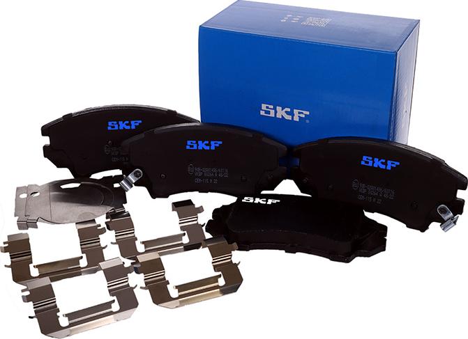 SKF VKBP 80264 A - Kit de plaquettes de frein, frein à disque cwaw.fr