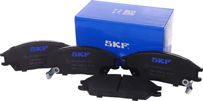 SKF VKBP 80286 A - Kit de plaquettes de frein, frein à disque cwaw.fr