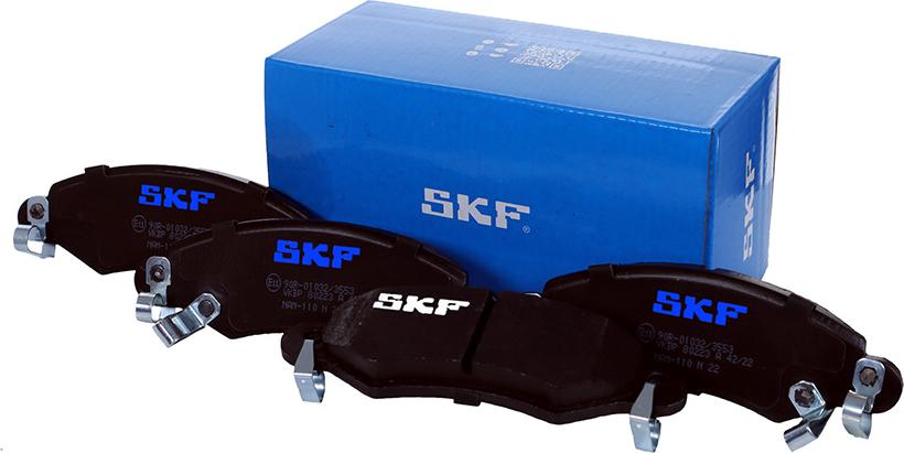 SKF VKBP 80223 A - Kit de plaquettes de frein, frein à disque cwaw.fr