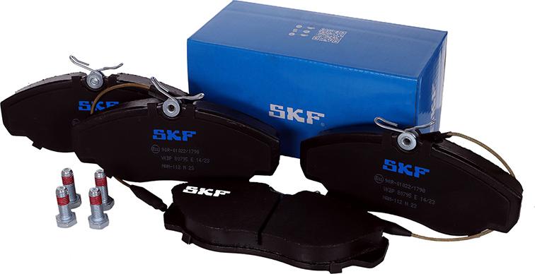 SKF VKBP 80795 E - Kit de plaquettes de frein, frein à disque cwaw.fr