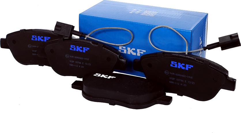 SKF VKBP 80766 E - Kit de plaquettes de frein, frein à disque cwaw.fr