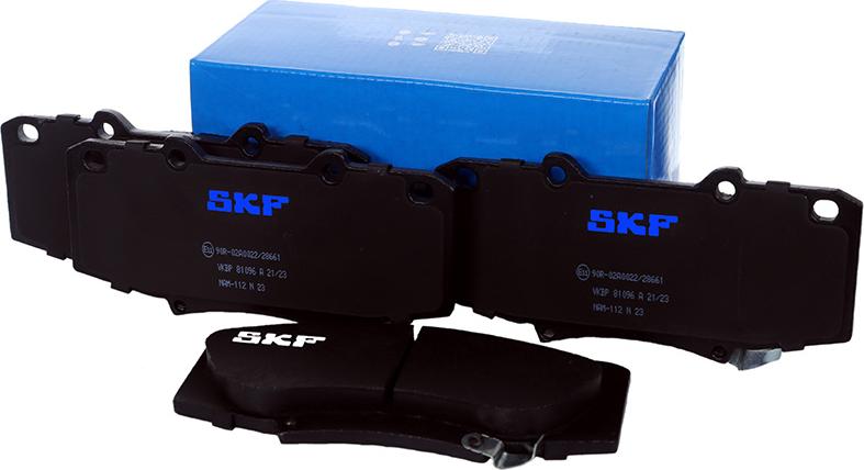 SKF VKBP 81096 A - Kit de plaquettes de frein, frein à disque cwaw.fr