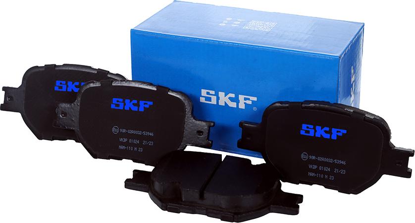 SKF VKBP 81024 - Kit de plaquettes de frein, frein à disque cwaw.fr