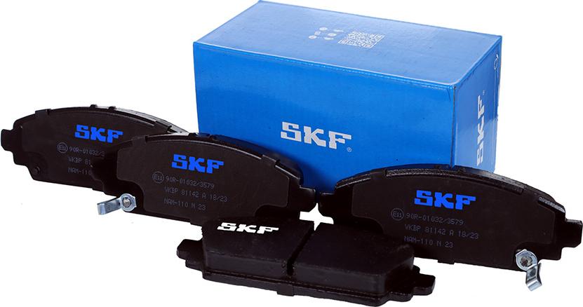 SKF VKBP 81142 A - Kit de plaquettes de frein, frein à disque cwaw.fr