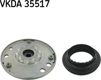 SKF VKDA 35517 - Coupelle de suspension cwaw.fr