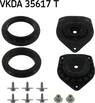 SKF VKDA 35617 T - Coupelle de suspension cwaw.fr