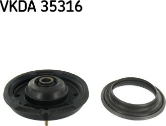 SKF VKDA 35316 - Coupelle de suspension cwaw.fr