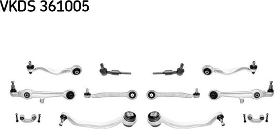 SKF VKDS 361005 - Kit de réparation, suspension de roue cwaw.fr