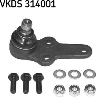 SKF VKDS 314001 - Rotule de suspension cwaw.fr