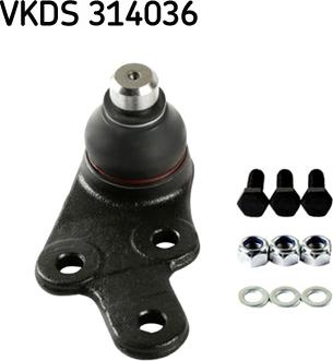 SKF VKDS 314036 - Rotule de suspension cwaw.fr