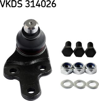 SKF VKDS 314026 - Rotule de suspension cwaw.fr