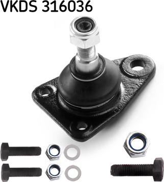 SKF VKDS 316036 - Rotule de suspension cwaw.fr