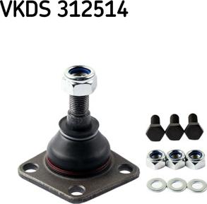 SKF VKDS 312514 - Rotule de suspension cwaw.fr