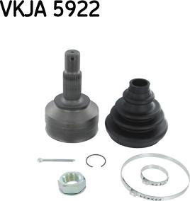 SKF VKJA 5922 - Jeu de joints, arbre de transmission cwaw.fr