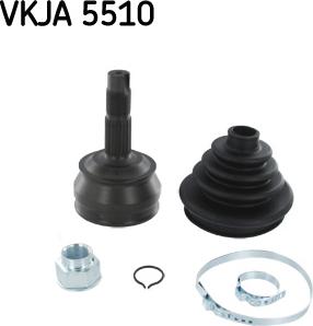 SKF VKJA 5510 - Jeu de joints, arbre de transmission cwaw.fr