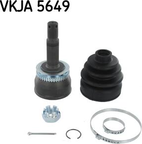 SKF VKJA 5649 - Jeu de joints, arbre de transmission cwaw.fr