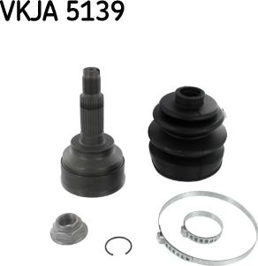 SKF VKJA 5139 - Jeu de joints, arbre de transmission cwaw.fr