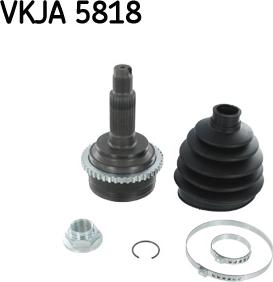 SKF VKJA 5818 - Jeu de joints, arbre de transmission cwaw.fr