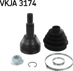 SKF VKJA 3174 - Jeu de joints, arbre de transmission cwaw.fr