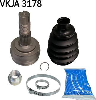 SKF VKJA 3178 - Jeu de joints, arbre de transmission cwaw.fr