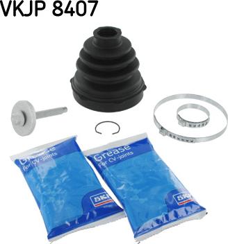 SKF VKJP 8407 - Joint-soufflet, arbre de commande cwaw.fr