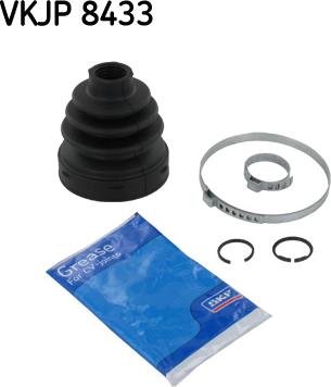 SKF VKJP 8433 - Joint-soufflet, arbre de commande cwaw.fr