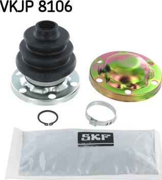 SKF VKJP 8106 - Joint-soufflet, arbre de commande cwaw.fr