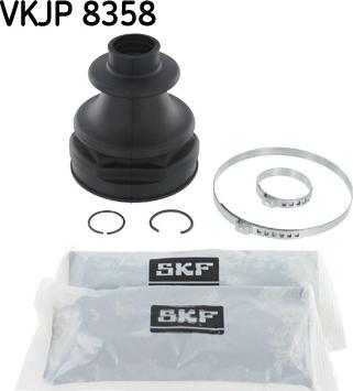 SKF VKJP 8358 - Joint-soufflet, arbre de commande cwaw.fr