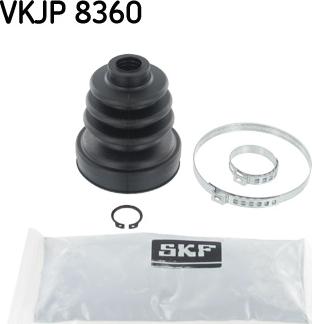 SKF VKJP 8360 - Joint-soufflet, arbre de commande cwaw.fr