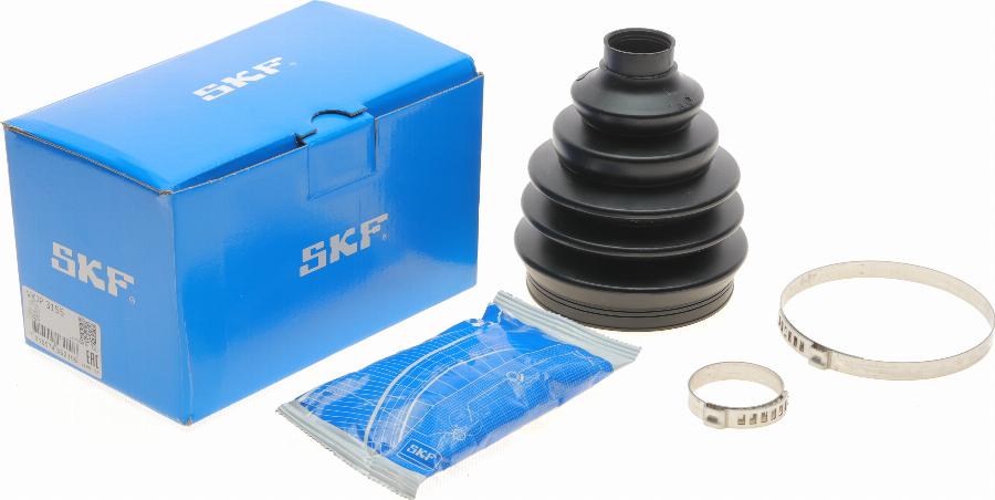 SKF VKJP 3155 - Joint-soufflet, arbre de commande cwaw.fr