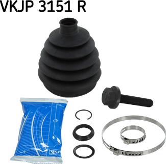 SKF VKJP 3151 R - Joint-soufflet, arbre de commande cwaw.fr