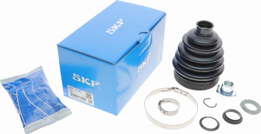 SKF VKJP 3158 - Joint-soufflet, arbre de commande cwaw.fr