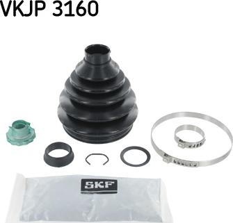 SKF VKJP 3160 - Joint-soufflet, arbre de commande cwaw.fr