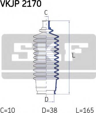 SKF VKJP 2170 - Jeu de joints-soufflets, direction cwaw.fr