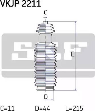 SKF VKJP 2211 - Jeu de joints-soufflets, direction cwaw.fr