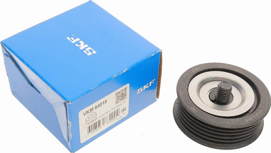 SKF VKM 64018 - Poulie renvoi / transmission, courroie trapézoïdale à nervures cwaw.fr