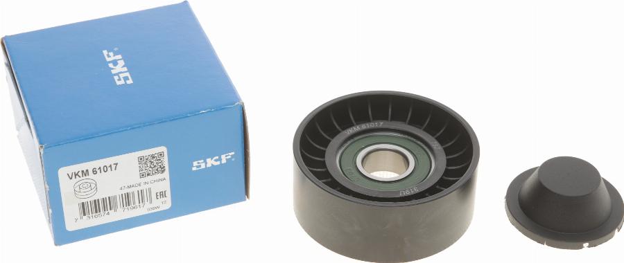 SKF VKM 61017 - Poulie renvoi / transmission, courroie trapézoïdale à nervures cwaw.fr