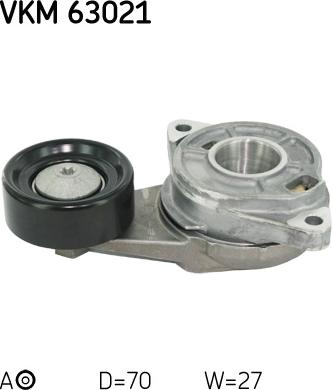 SKF VKM 63021 - Poulie renvoi / transmission, courroie trapézoïdale à nervures cwaw.fr