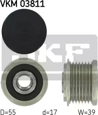 SKF VKM 03811 - Poulie, alternateur cwaw.fr