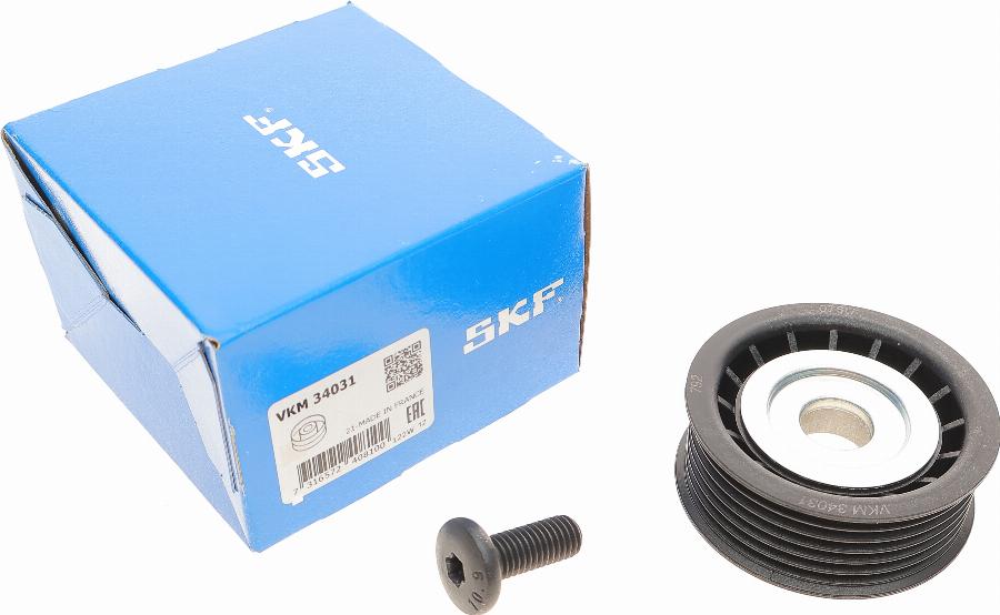 SKF VKM 34031 - Poulie renvoi / transmission, courroie trapézoïdale à nervures cwaw.fr