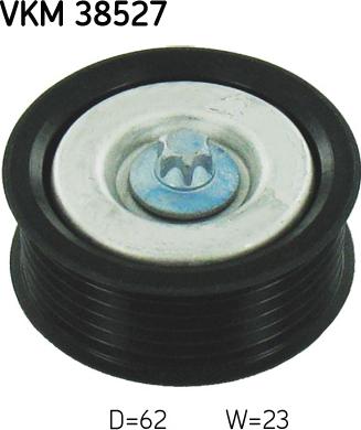 SKF VKM 38527 - Poulie renvoi / transmission, courroie trapézoïdale à nervures cwaw.fr