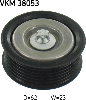 SKF VKM 38053 - Poulie renvoi / transmission, courroie trapézoïdale à nervures cwaw.fr