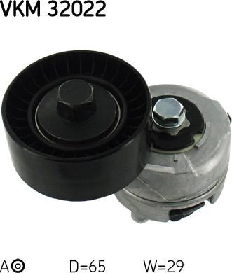 SKF VKM 32022 - Poulie renvoi / transmission, courroie trapézoïdale à nervures cwaw.fr