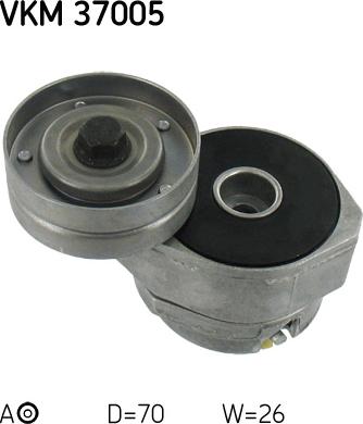 SKF VKM 37005 - Poulie renvoi / transmission, courroie trapézoïdale à nervures cwaw.fr