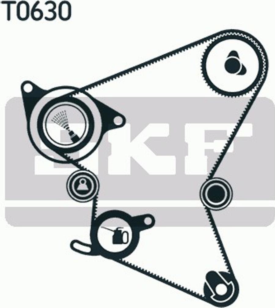 SKF VKMA99006 - Tendeur de courroie, courroie de distribution cwaw.fr