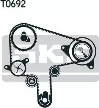 SKF VKMS 94612 - Kit de distribution cwaw.fr