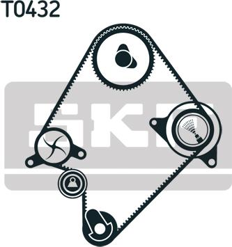 SKF VKMA 94009 - Kit de distribution cwaw.fr