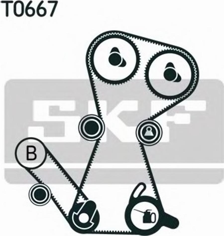 SKF VKMA 95006 - Kit de distribution cwaw.fr