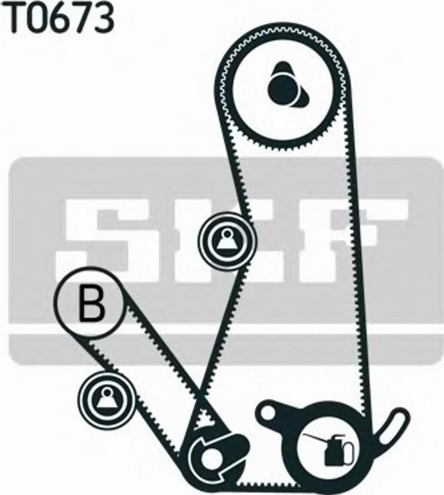 SKF VKMA95027 - Kit de distribution cwaw.fr