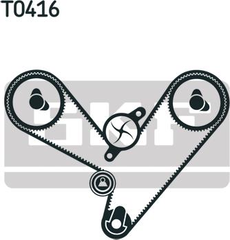 SKF VKMA 95003 - Kit de distribution cwaw.fr